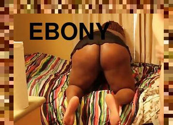 Pumping ebony ass