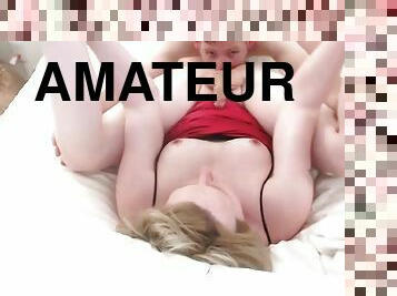 isot-tissit, äityli-ja-poitsu, pillu-pussy, shemale, amatööri, milf, suuteleminen, blondi, verkkokamera, äiti