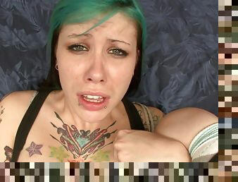 Krysta Kaos - punk girl POV sex video