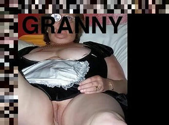 grand-mère, masturbation, vieux, amateur, granny, compilation, plus-agée