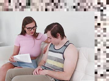 Free Premium Video Says To Student Boys Are All The Same: Young Dumb And Full Of Cum - S3:e1 With Hot Milf, Kenzie Love And Sofa Sex