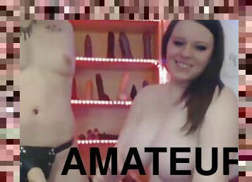 gode-ceinture, amateur, babes, lesbienne, jouet, webcam, gode, bout-a-bout