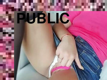 masturbación, público, coño-pussy, amateur, adolescente, juguete, fetichista, a-solas