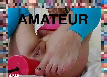 Amateur Fetishist & Sicflics - dildo machine bangs anus