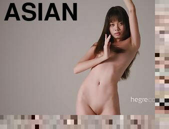 Petite Thai teen girl art erotic solo