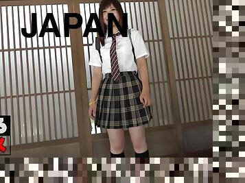 Japanese schoolgirl got banged by older brother outdoors