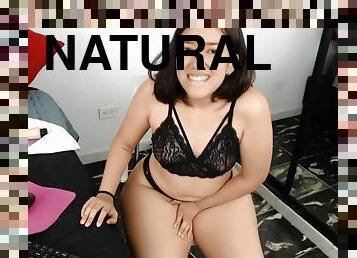 adolescente, negra, regordeta-chubby, lencería, natural