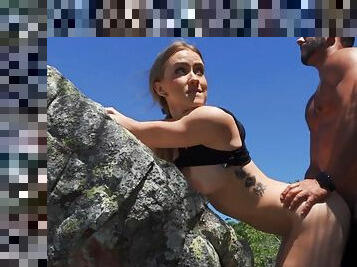 Buttfucked In Nature Hot Babe Porn Video