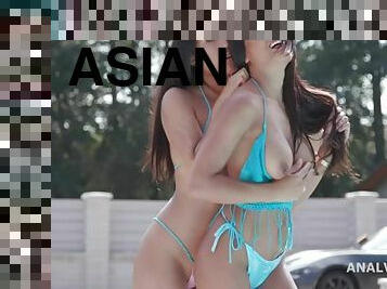 asiatique, cul, anal, ados, hardcore, pornstar, sexe-de-groupe, thaï