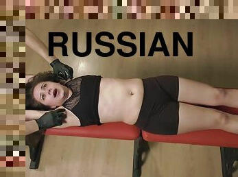 Russian MILF Tonya BDSM Tickling Fetish