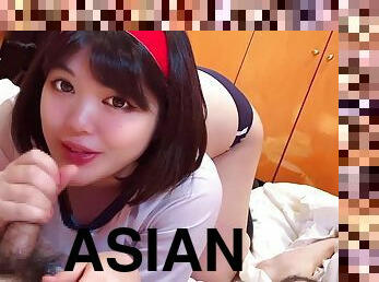 Asian lustful teen very hot porn video