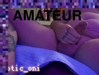 masturbation, amateur, anal, jouet, secousses, gode, solo, tatouage, bite