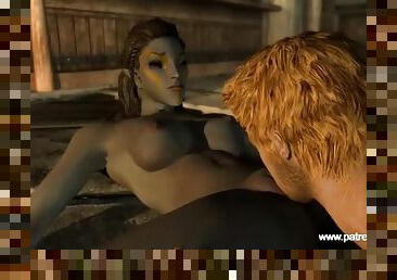 Fucking with elf skyrim porn