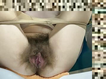 Hairy Pussy Big Clit Compilation Pissing Cumming Wet Bush Fetish 2022 10 Min