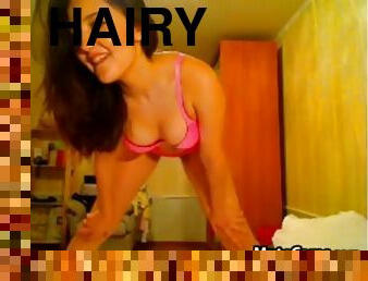 Hairy teen strips