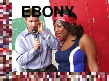 Ebony Runner Interracial Porn Video