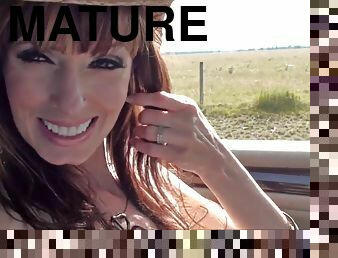 mature Takes Hitchhiker's One-Eyed Snake - Shanda Fay