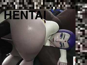 anal, adolescente, corrida-interna, coche, follando-fucking, hentai