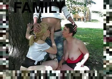 Arousing Family picnic in the park - Hard Fuck