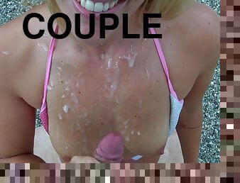 Cum On Tits Cumpilation - Huge Multiple Cumshots - YummyCouple - Amateur