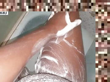 bañando, masturbación, gay, negra, sucio, primera-persona, fetichista, ducha, húmedo, polla