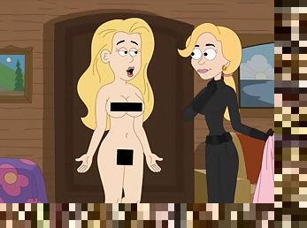 Brickleberry ethel anderson and amber kissing
