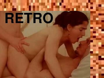 amatör, anal, oral-seks, üstüneyüzüne-boşalma, retro, üç-kişilik-grup, ikişerli, yüzle-ilgili, eğlenceli, ufak-tefek-kadın