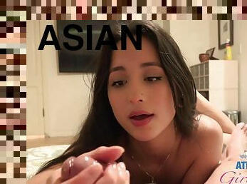 asiático, masturbação, cona-pussy, babes, chupanços, adolescente, pov, belíssimo, oral