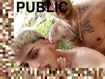 na-rua, público, magro, amador, interracial, hardcore, gay, latina, praia, pov