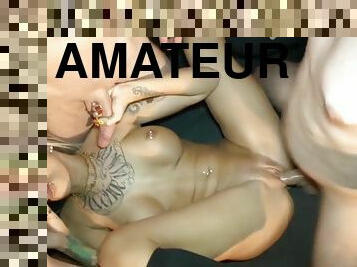 Amateur Sex Gangbang with German 18-Year-Old Hookers