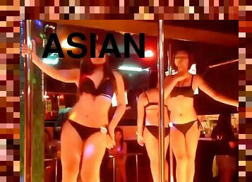 asiatique, cul, gros-nichons, chatte-pussy, babes, ados, espion, thaï, belle, taquinerie