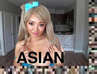 asiático, grande, masturbação, cona-pussy, chupanços, tiro-ao-alvo, adolescente, brinquedo, japonesa, penetração-de-braço