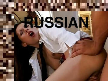 Russian Institute Hot Babes Group Sex