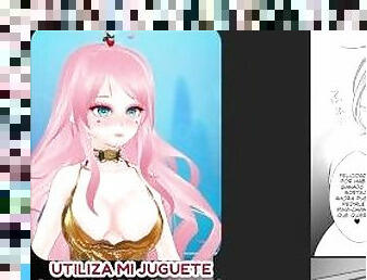 Vtuber Se Masturba Leyendo Hentai