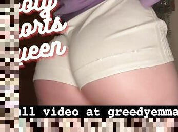 Booty Shorts Queen - BBW Goddess Ass Worship Mesmerize Trance