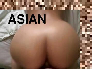 asia, pantat, posisi-seks-doggy-style, amatir, sayang, penis-besar, antar-ras, remaja, barang-rampasan, pacar-perempuan