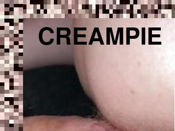 After creampie Sub gets some spankings