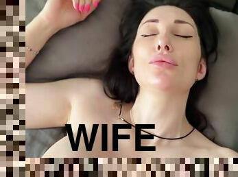 Wife with cum in the morning