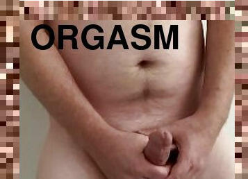 masturbation, gammal, orgasm, amatör, mogen, cumshot, gigantisk-kuk, äldre, ensam, kuk