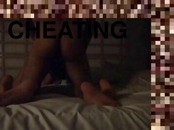 CHEATING LATINA WIFE CAUGHT WITH HUSBANDS BEST FRIEND