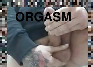 gigantisk, masturbation, orgasm, amatör, cumshot, juckande, sprut, dominans