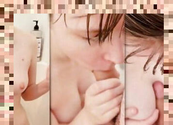 He Followed me into the shower so I Showed Him a Good time - Therapy - Blowjob