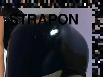 onani, strapon, afrivning, sperm, fetish, latex, solo