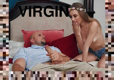 A hot-bodied young girl takes a man virginity on Valentine's day