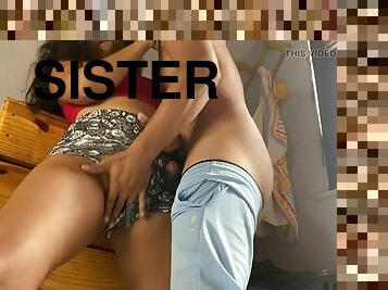 My step-sister kissed me and I fucked her hard