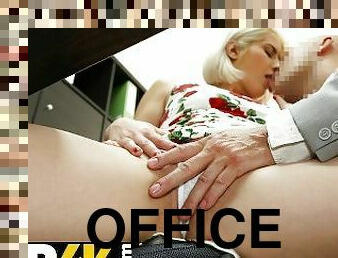 LOAN4K. Coition in the loan office is a way for girl to fulfill dream