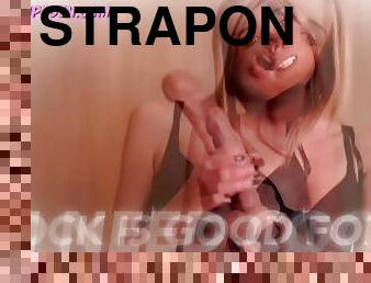 strapon, anal, britisk, fetish, elskerinde, dominans, femidom