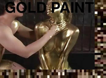 Gold paint