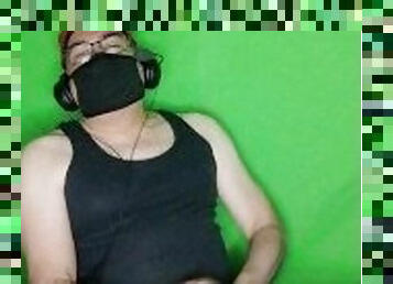 Guy horny on webcam late night