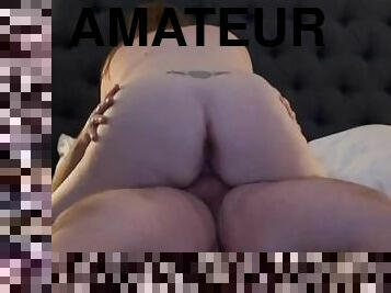 röv, orgasm, amatör, milf, hemmagjord, par, bbw, ritt, verklighet, tatuering